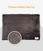 Load image into Gallery viewer, Faux Fur Flat Bed, Grey