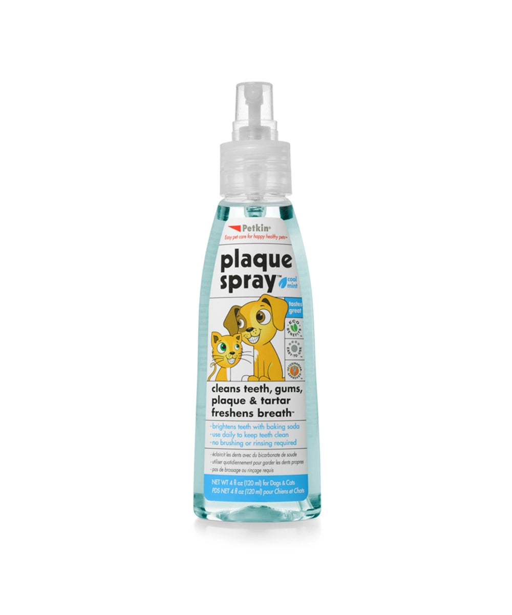 Petkin cool mint plaque spray for dogs & cats