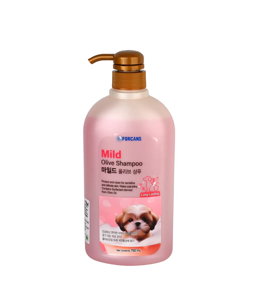 Forcans natural mild olive shampoo for puppy and kitten 750