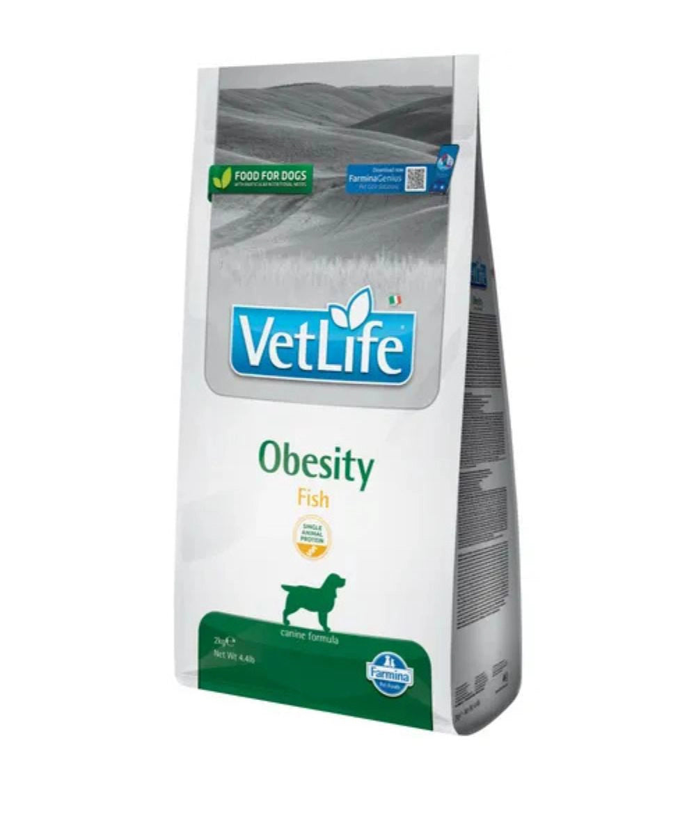 Obesity fish canine formula dry food for adult dog   2 kg