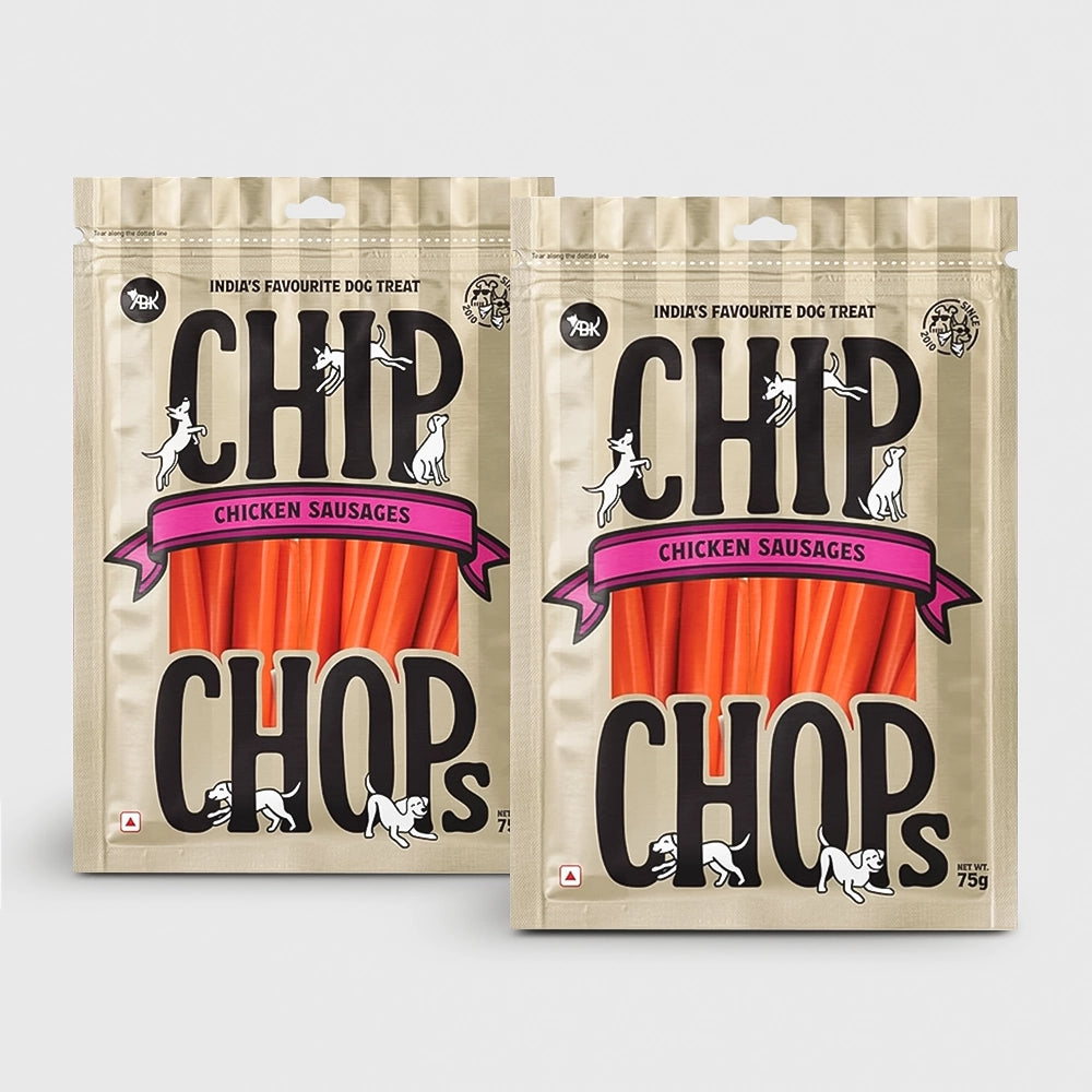 Chip Chops Dog Treats - Devilled Chicken Sausage