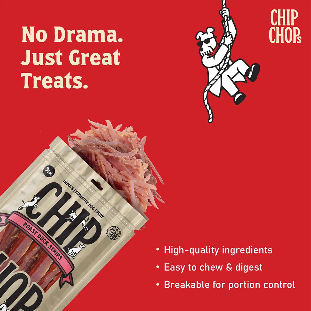 Chip chops dog treats   roast duck