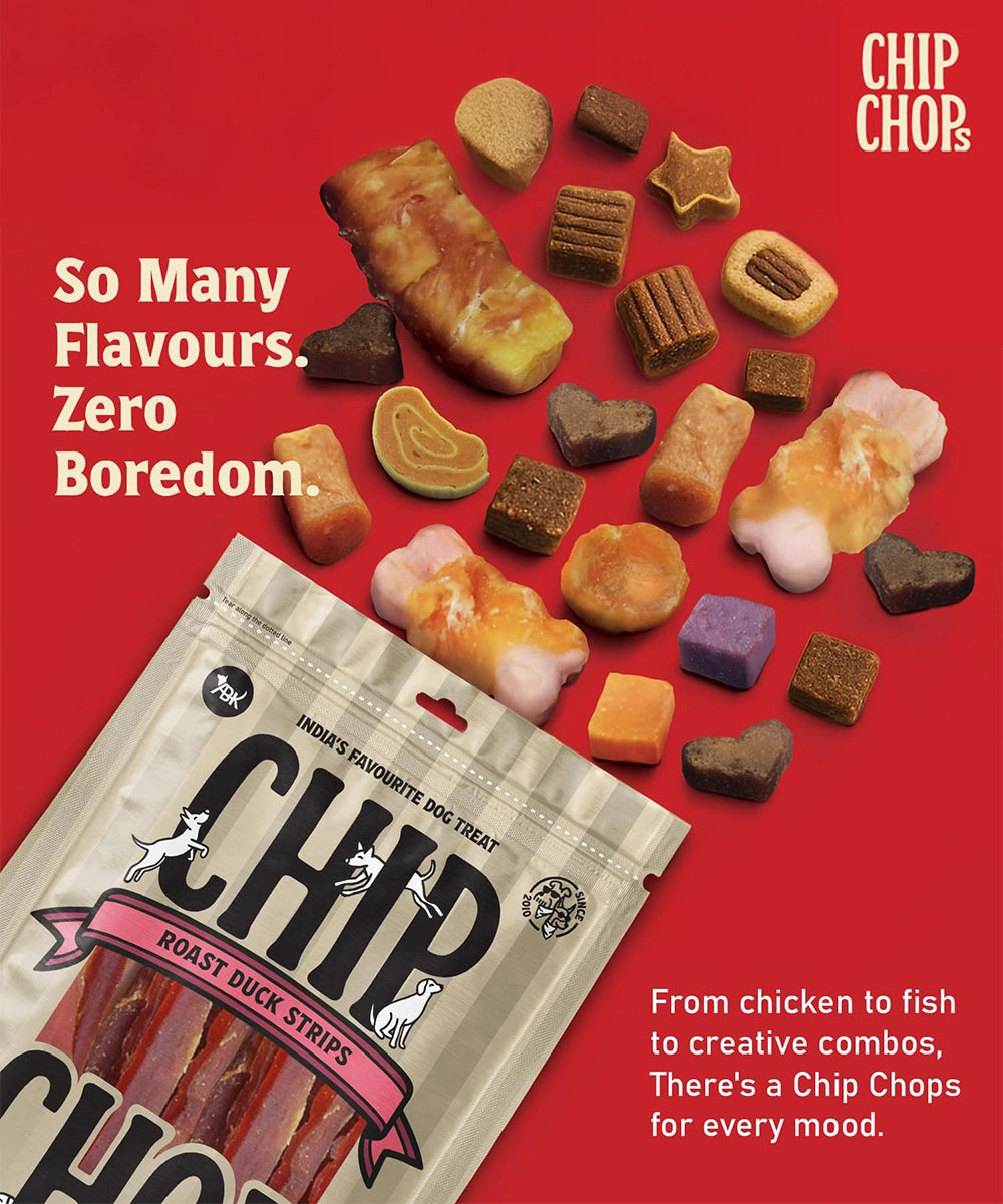 Chip chops dog treats   roast duck