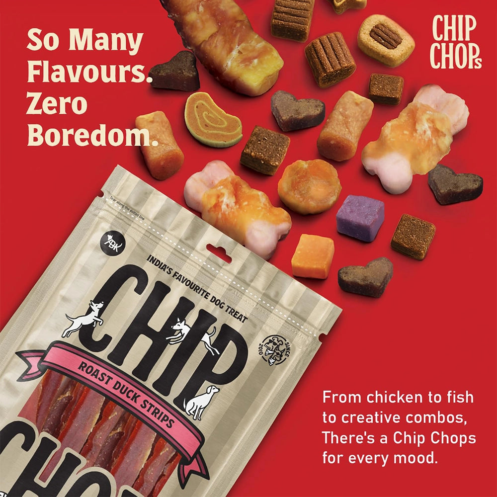 Chip chops dog treats   roast duck