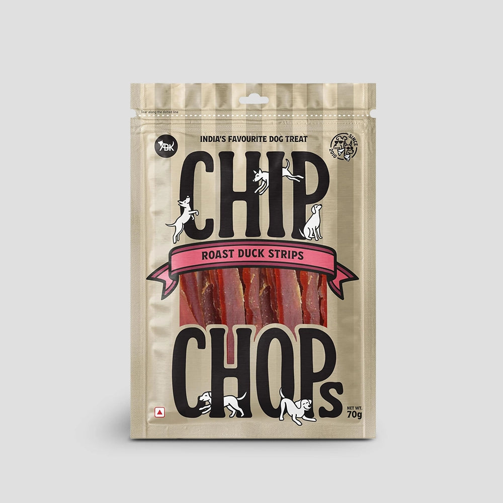 Chip chops dog treats   roast duck