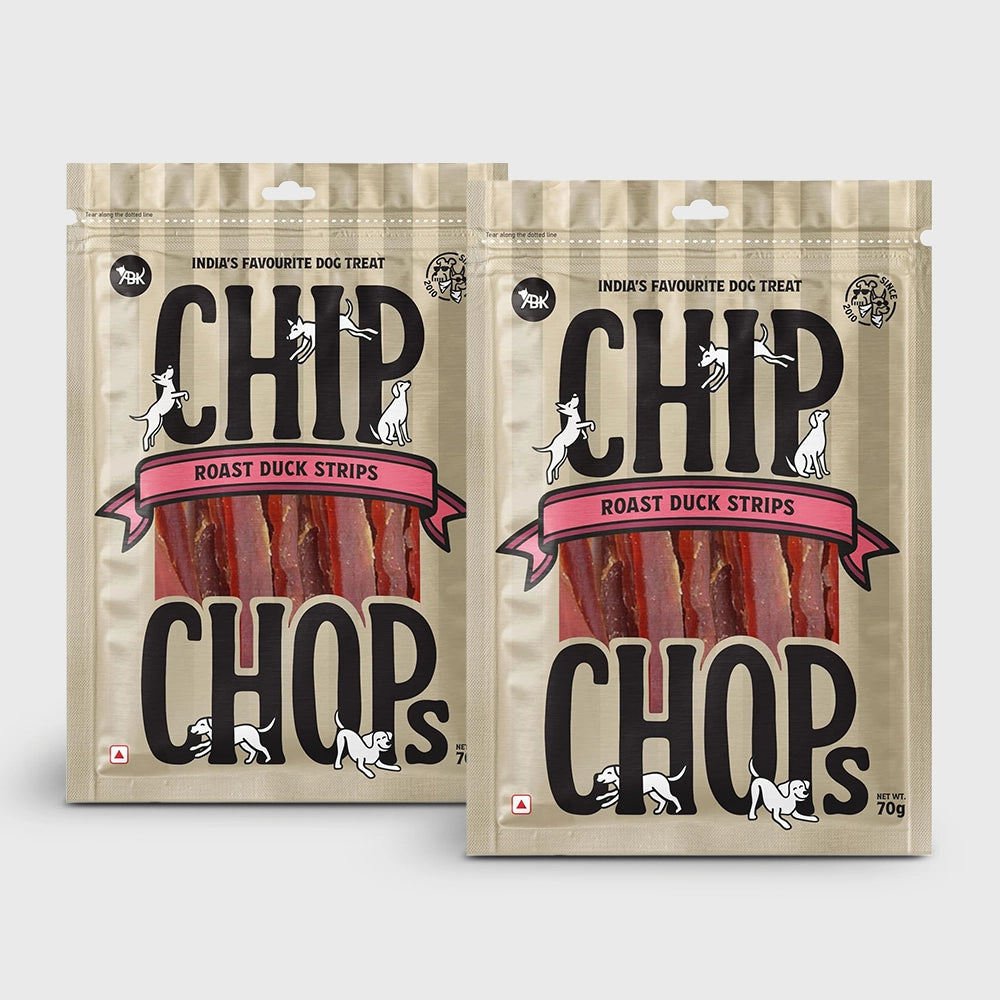 Chip chops dog treats   roast duck