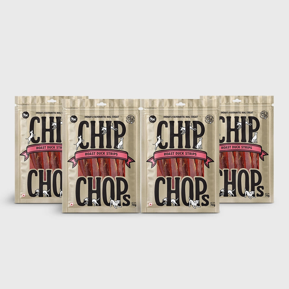 Chip chops dog treats   roast duck
