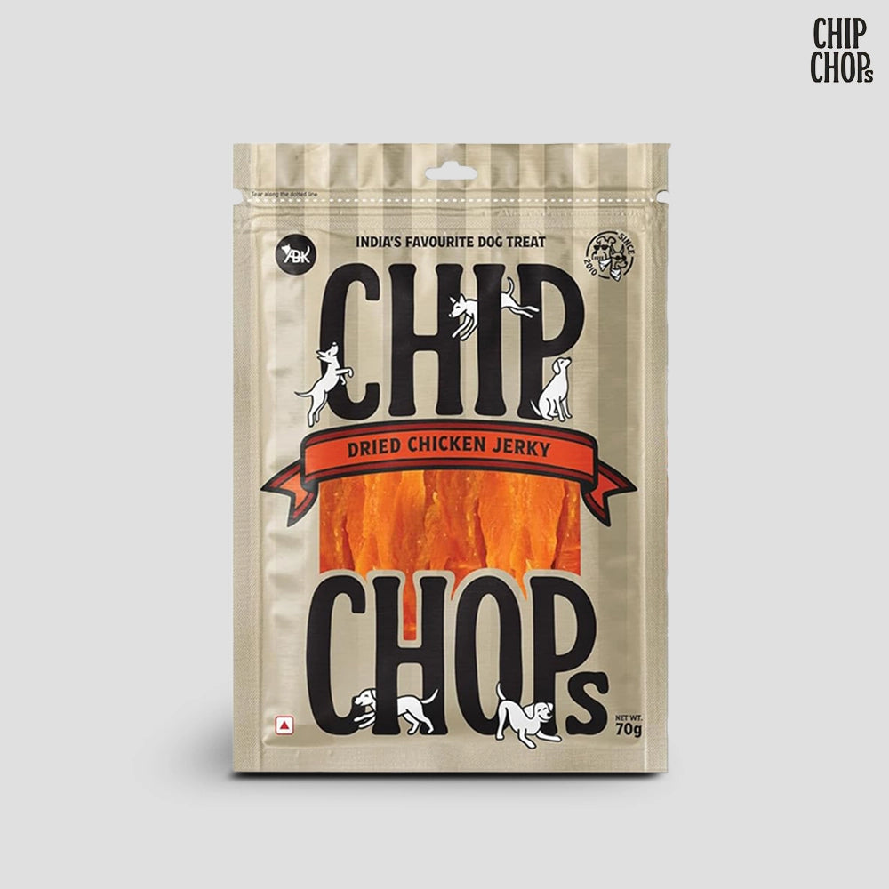 Chip chops dog treats   sun dried chicken jerky
