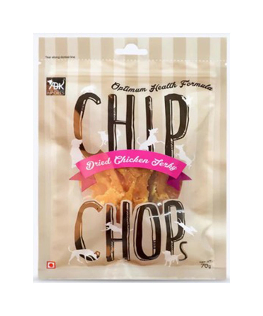 Chip chops dog treats   sun dried chicken jerky