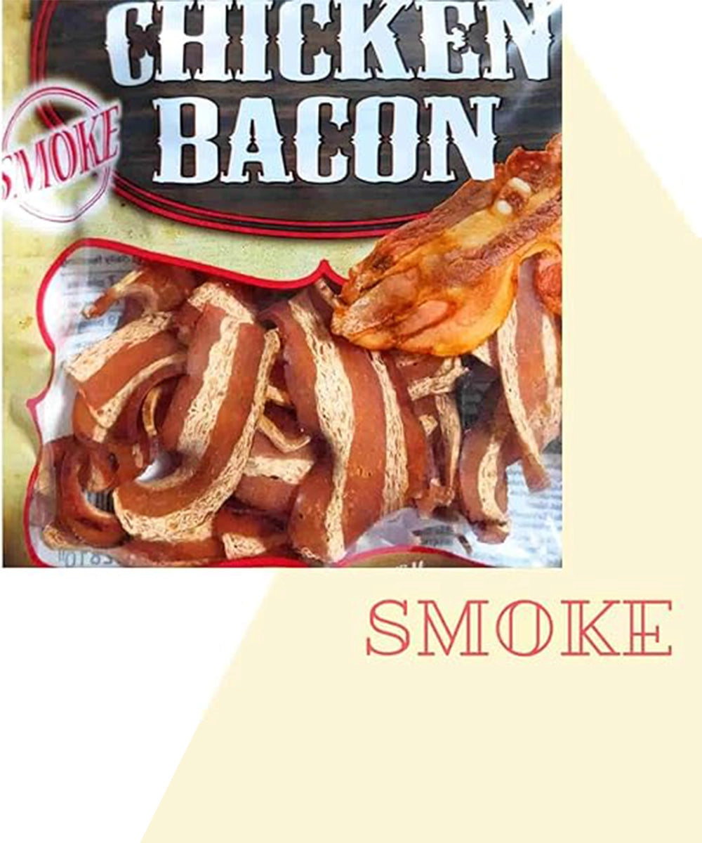 Dogaholic noodles chicken bacon strips dog treat   bbq   130 g