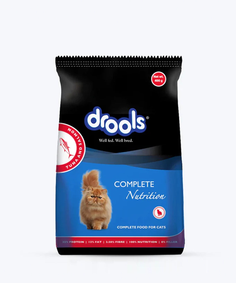 Drools tuna and salmon adult cat food