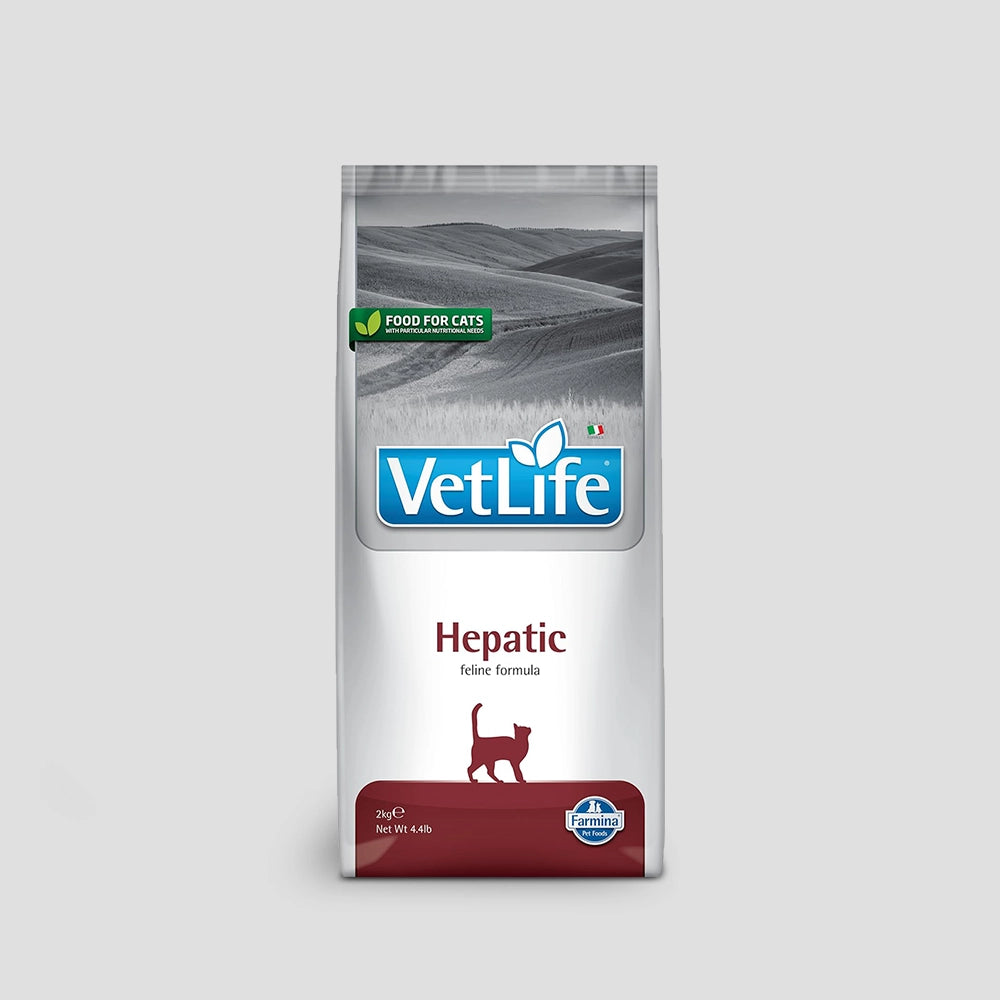Farmina vet life hepatic feline formula dry food for cat   2 kg