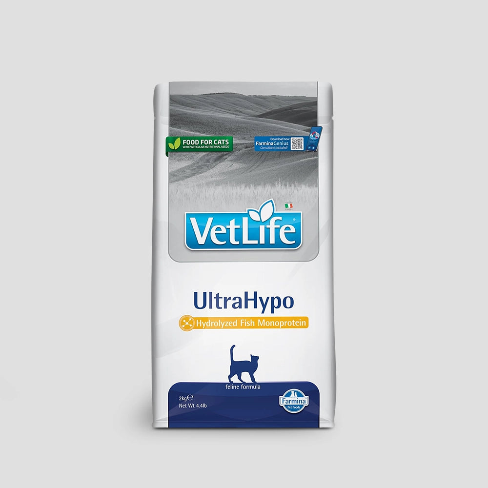 Farmina vet life ultrahypo dry food for cat   2 kg