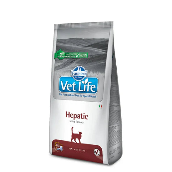 Farmina vet life hepatic feline formula dry food for cat   2 kg