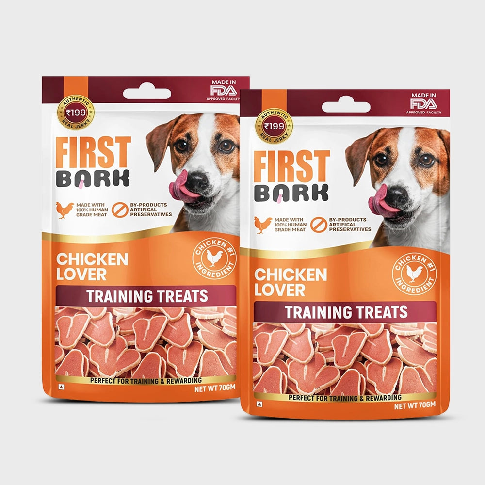 First Bark Chicken Lover Training Dog Treats 70gm