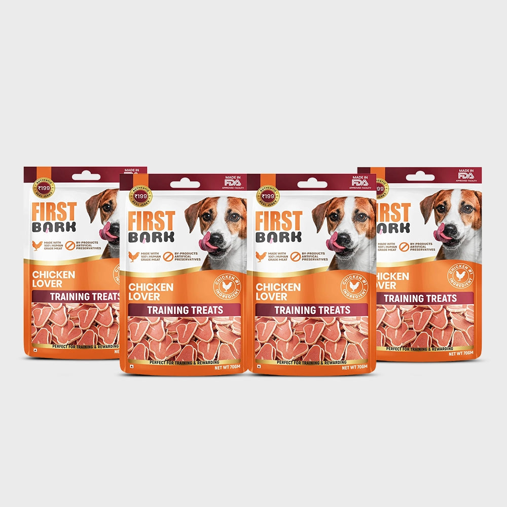 First Bark Chicken Lover Training Dog Treats 70gm