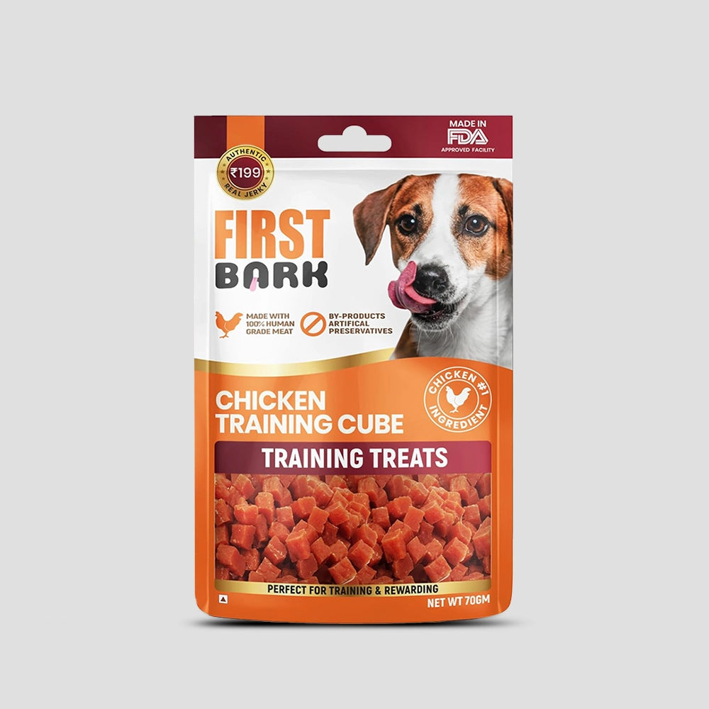First Bark Chicken Training Cube - Training Treats 70gm