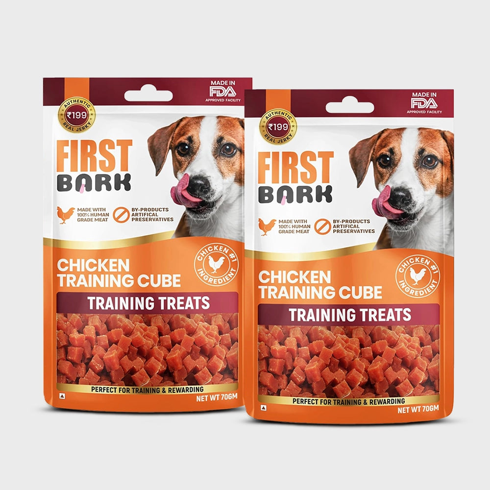 First Bark Chicken Training Cube - Training Treats 70gm