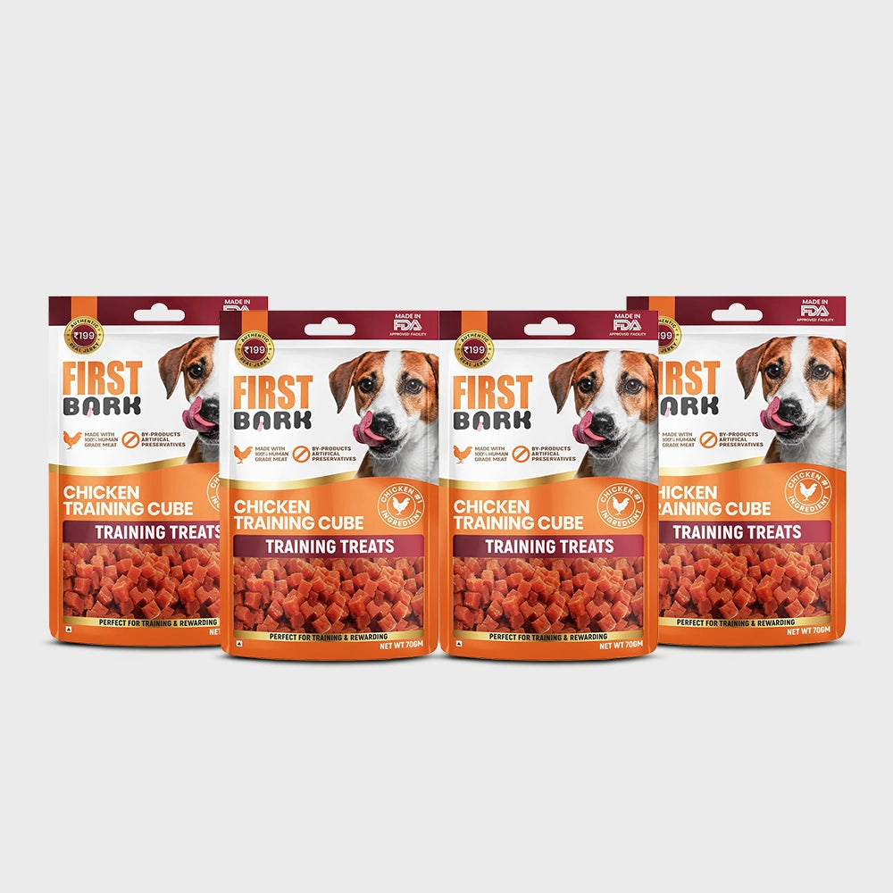 First Bark Chicken Training Cube - Training Treats 70gm