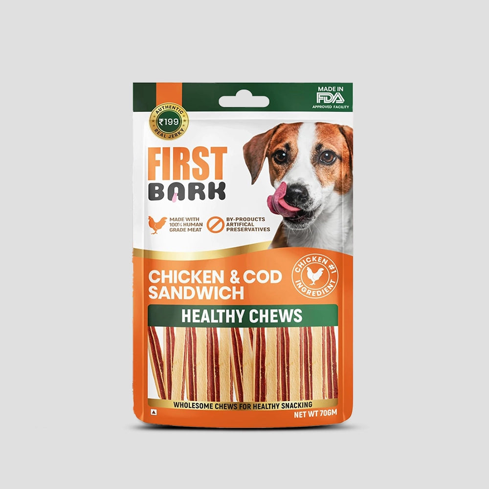 Chicken and cod sandwich 70gm