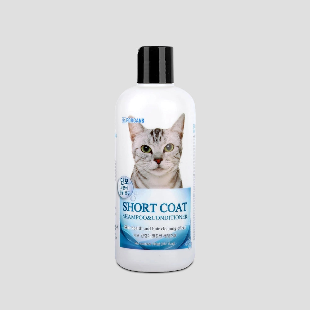 Forcans cat short coat shampoo & conditioner