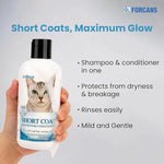 Load image into Gallery viewer, Forcans Cat Short Coat Shampoo &amp; Conditioner
