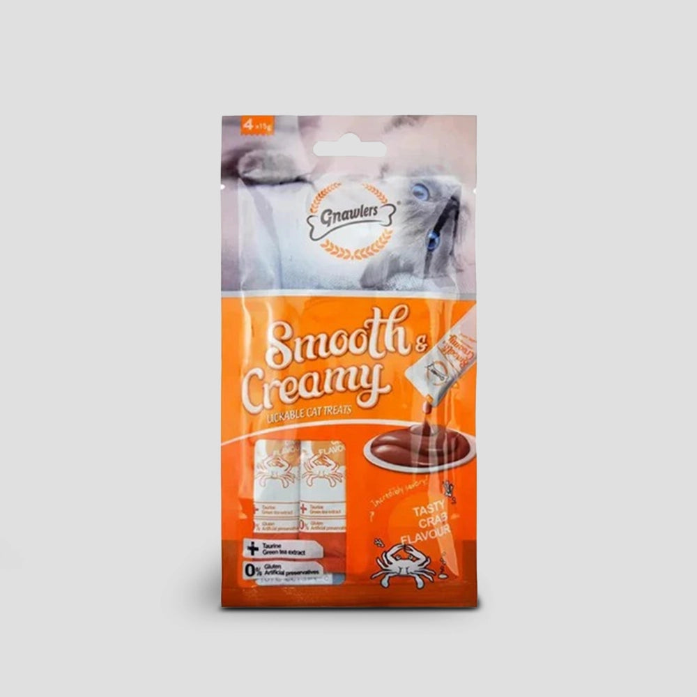 Gnawlers Creamy Treats Crab Flavour for Cats- 60 g