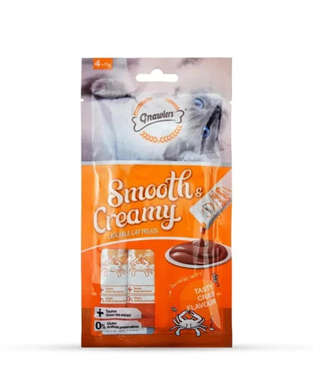 Gnawlers Creamy Treats Crab Flavour for Cats- 60 g