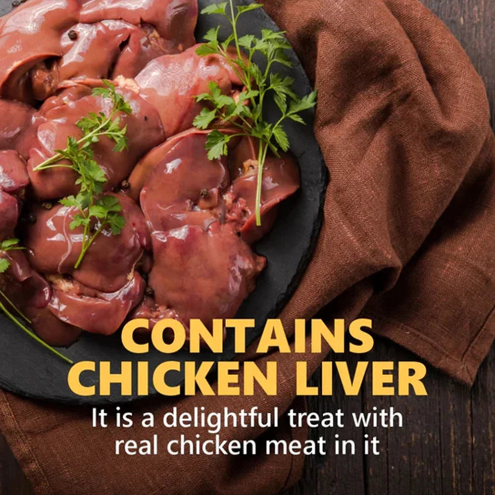 Goodies energy treats chicken liver flavour dog dental treat   500g