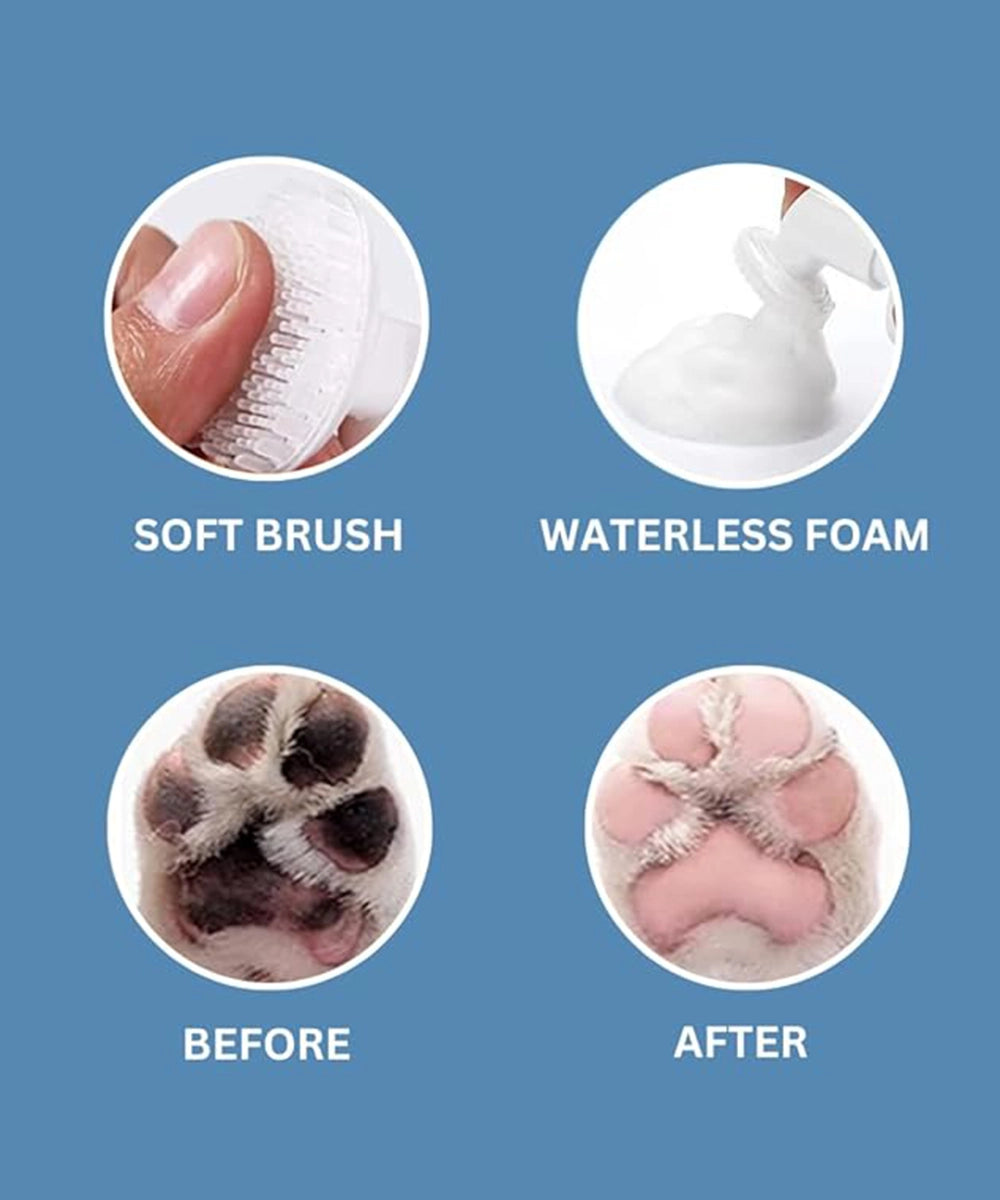 M pets paw cleaning foam for dogs