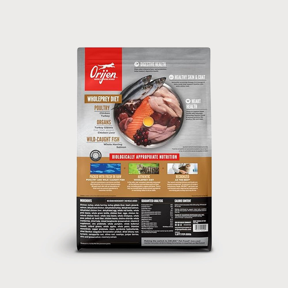 Orijen Original Cat & Kitten Dry Food (All Breeds & Ages) 2kg