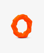 Load image into Gallery viewer, Rubber Toy, Knotted Ring, Orange
