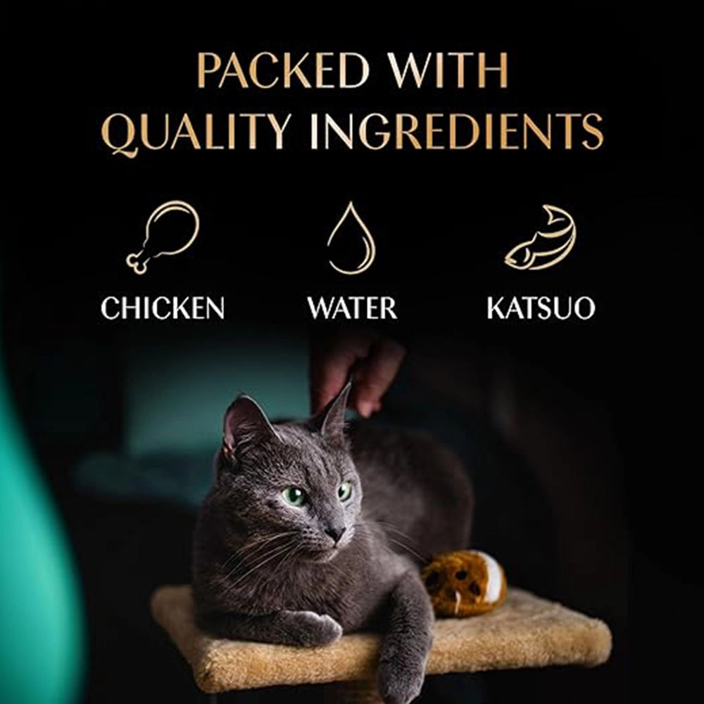 Sheba Melty Premium Sasami Selection Chicken Flavour Lickable Creamy Cat Treat - 48 gm Packs