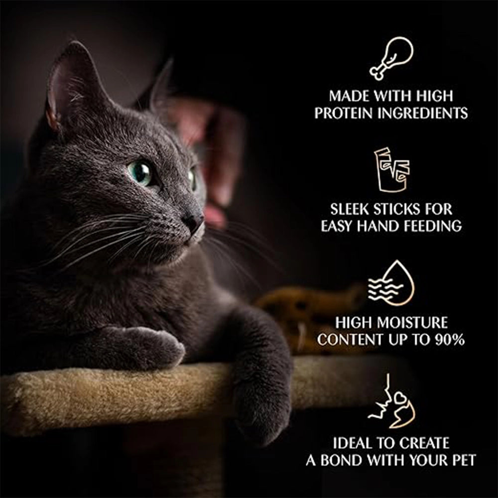 Sheba Melty Premium Sasami Selection Chicken Flavour Lickable Creamy Cat Treat - 48 gm Packs