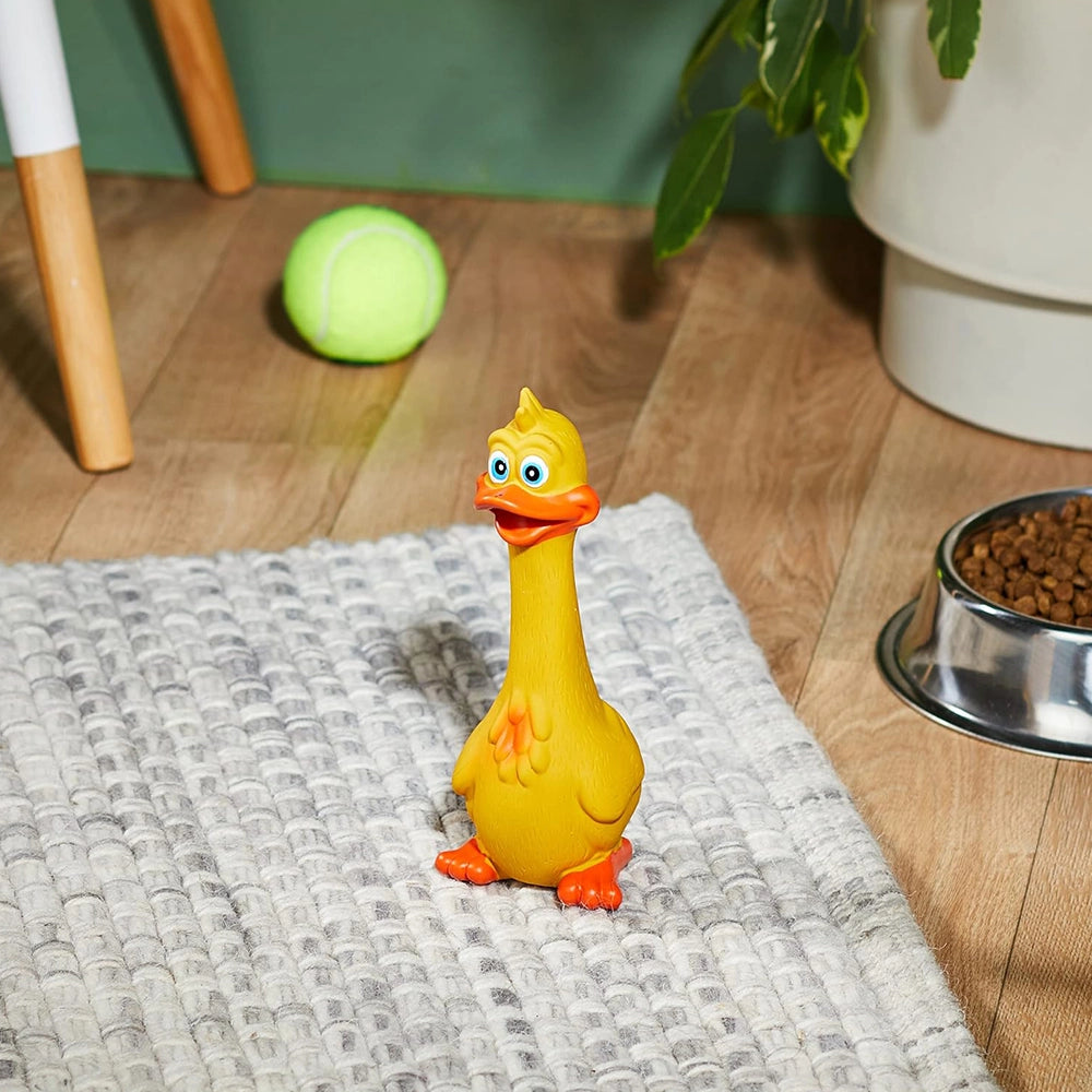 Trixie Squeky Duck Animal Sound -Yellow (Dog)