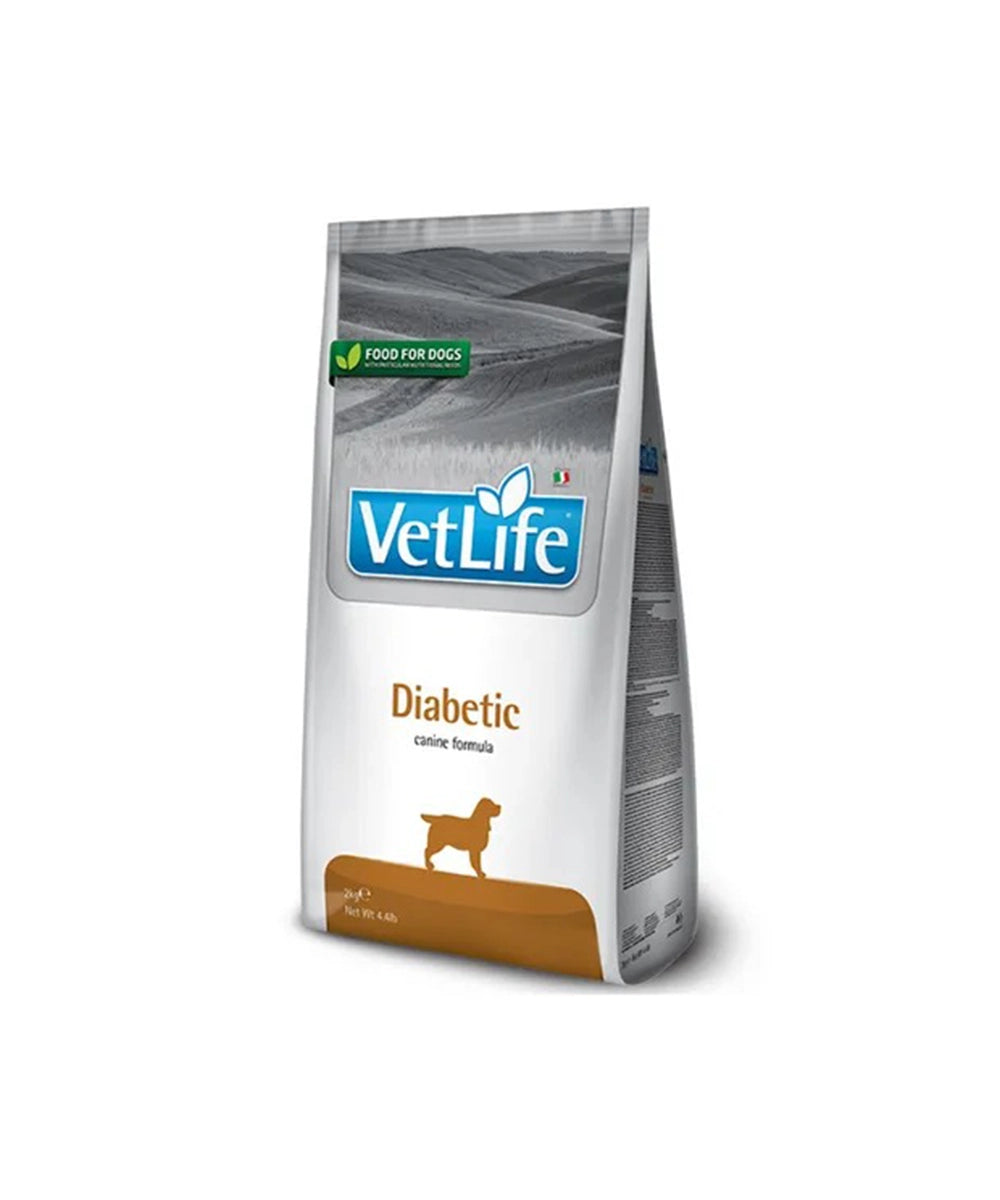 Diabetic canine formula dry food for adult dog   2 kg