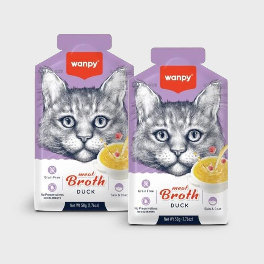 Wanpy meat broth duck for cats