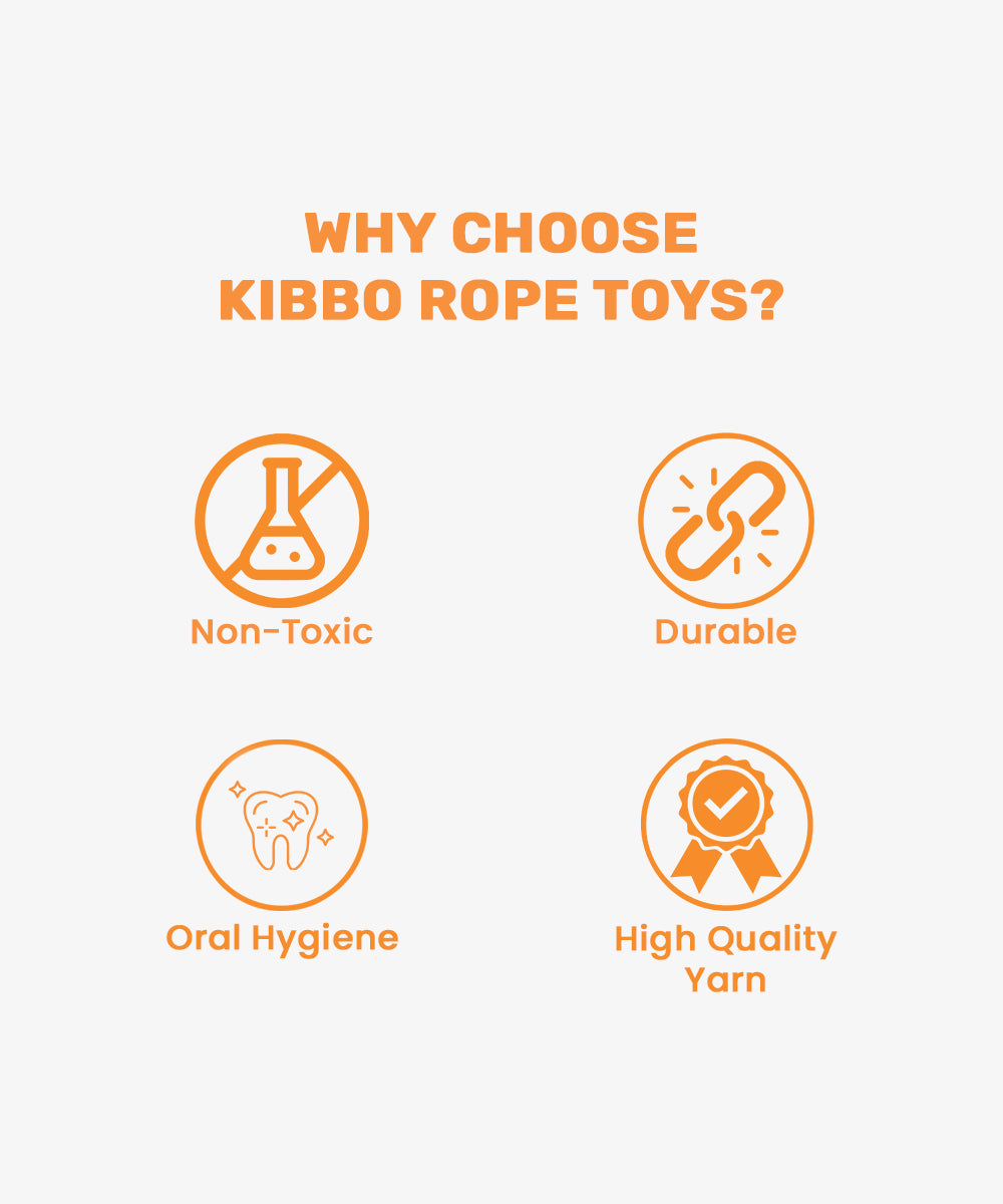 Kibbo rope toy, ring