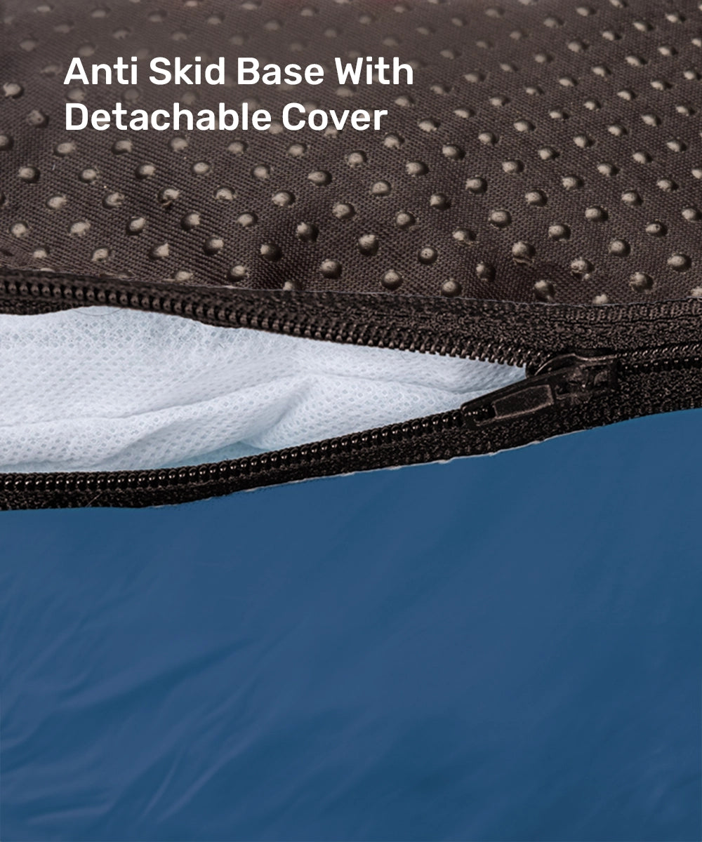 Waterproof flat bed, blue