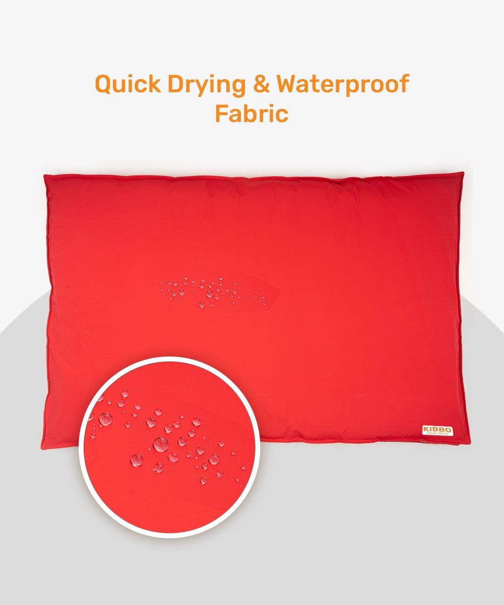 Waterproof Flat Bed Red