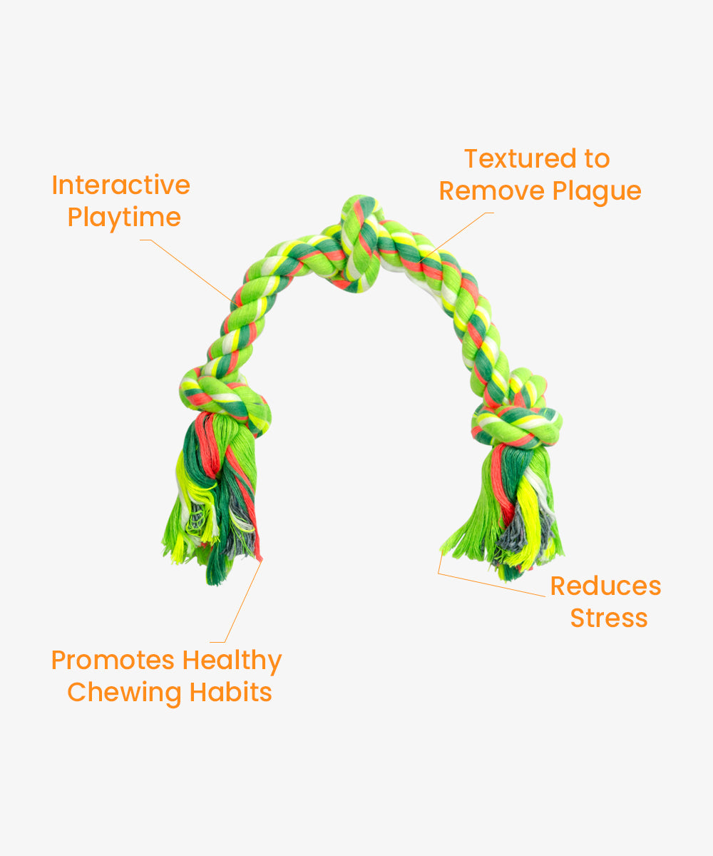 Rope Toy, Three Knot Tug