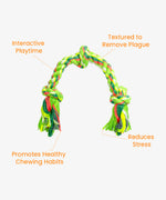 Load image into Gallery viewer, Rope Toy, Three Knot Tug
