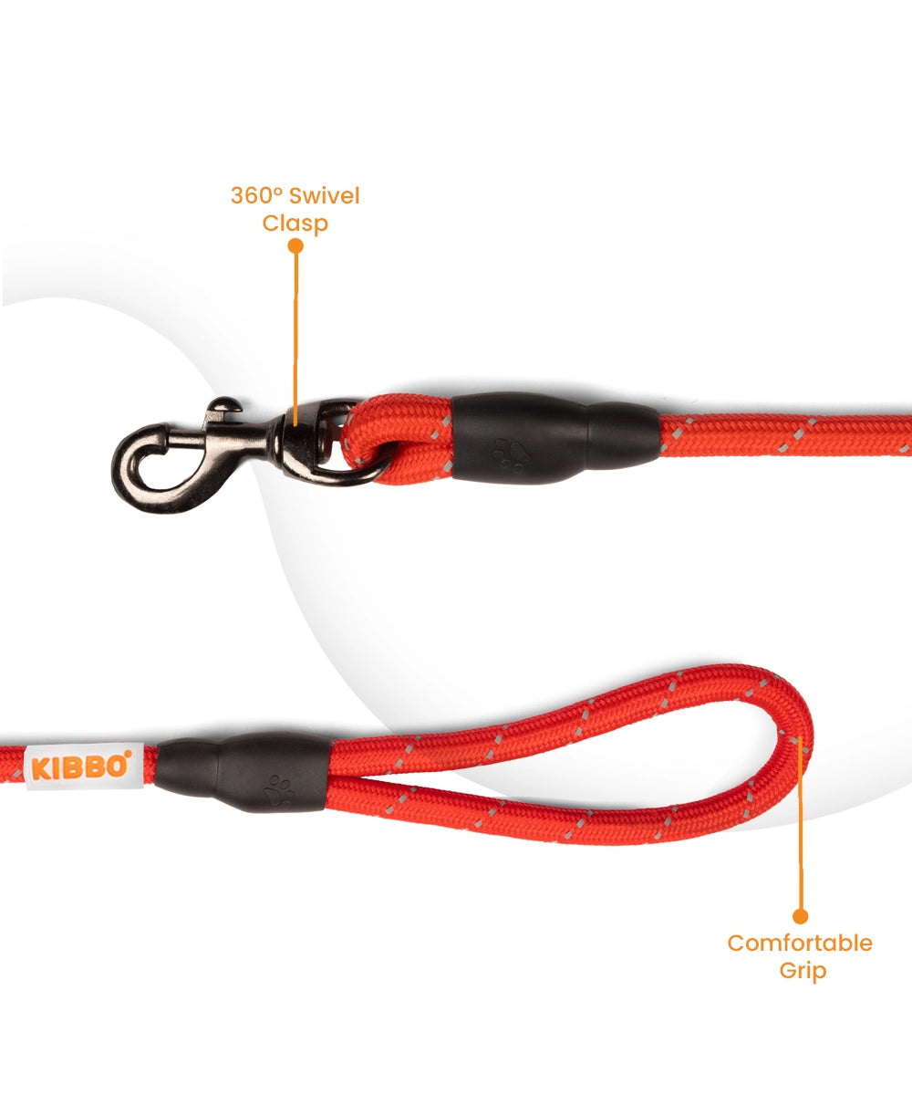 Reflective rope leash